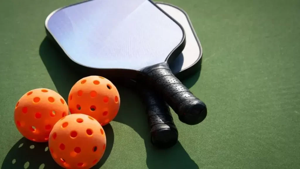 Pickleball Paddle And Ball
