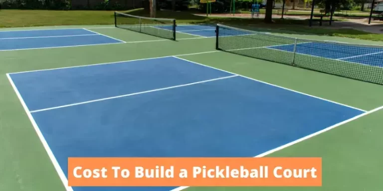 Cost to build a pickleball court