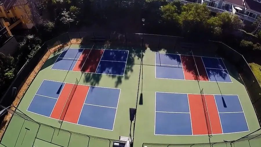 Permanently Converted One Tennis Court Into 4 Pickleball Courts