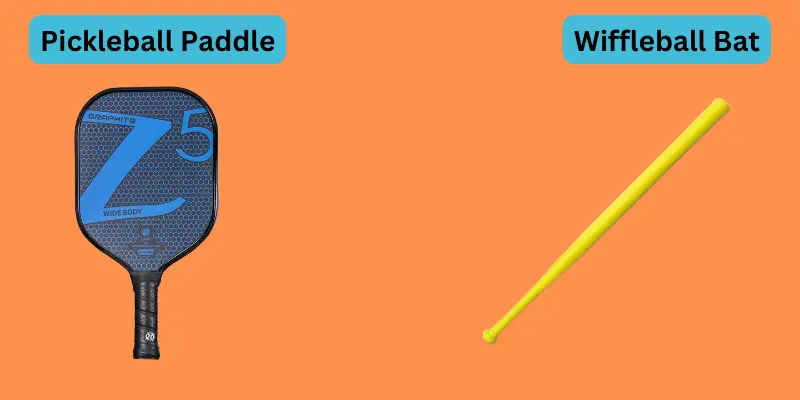 Pickleball Paddle vs Wiffleball Bat