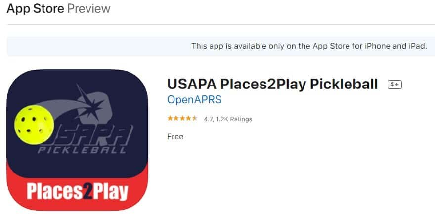 USAPA Places2Play Pickleball