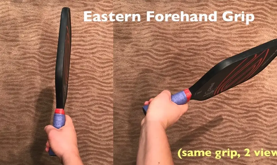 Different view of Eastern Forehand Grip